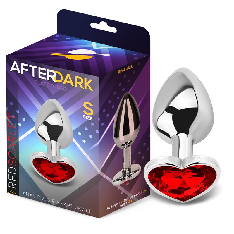 Afterdark butt plug srce vel. S