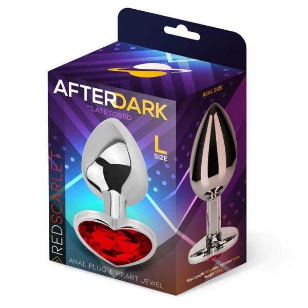 Afterdark butt plug srce vel. L